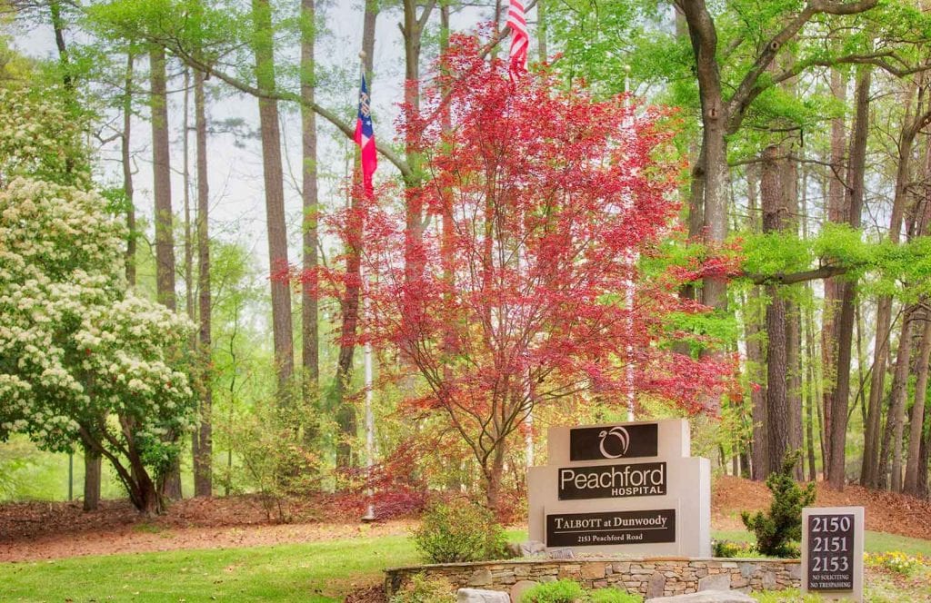 Peachford 20 peachford hospital entrance